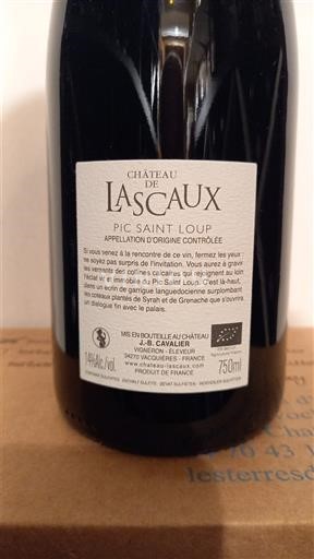 Languedoc Pic-saint-loup Château Lascaux 2018