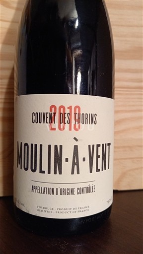Beaujolais Moulin-à-vent Couvent des Thorins 2019