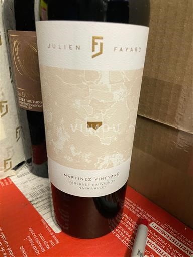 Kalifornialaiset AVA:t Napa Valley Julien Fayard Martinez Vineyard 2021