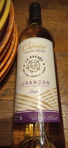 Sud-Ouest Jurançon La Brebis Fruité 2020