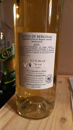 Sud-Ouest Côtes-de-bergerac Famille Borderie 2020