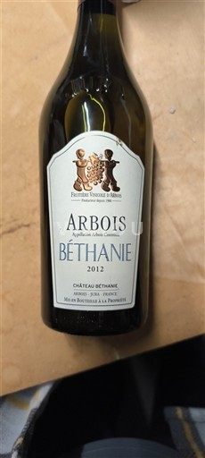 Jura Arbois Château Béthanie Béthanie 2012