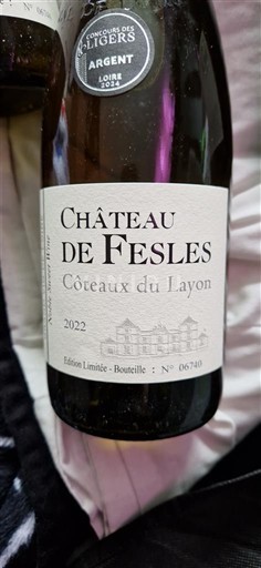 Loiredalen Coteaux-du-layon Château Fesles 2022