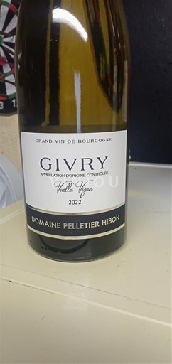 Burgundi Givry Premier Cru Domaine Pelletier Hibon Vieilles Vignes 2022