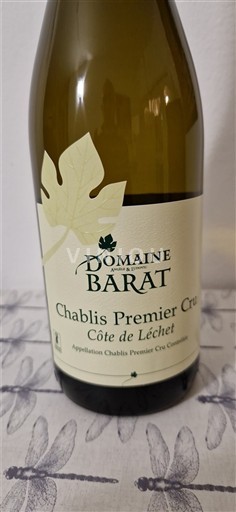 Borgoña Chablis Premier Cru Domaine Barat Côte de Léchet 2023