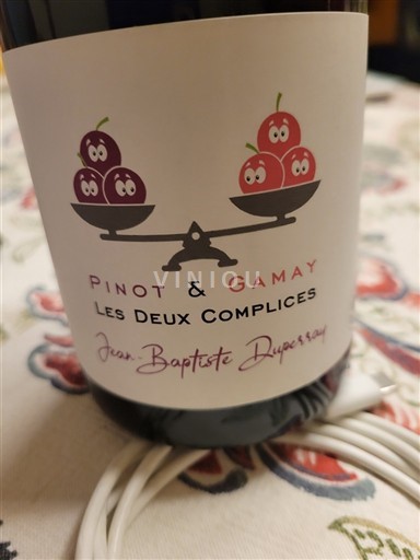 Beaujolais Không được chỉ định Jean-Baptiste Duperray Les Deux Complices 2023