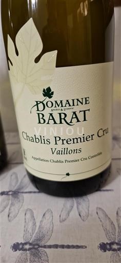 Borgoña Chablis Premier Cru Domaine Barat Vaillons 2023