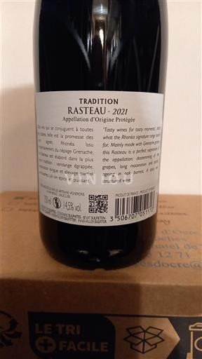 Rhône Valley Rasteau Tradition 2021