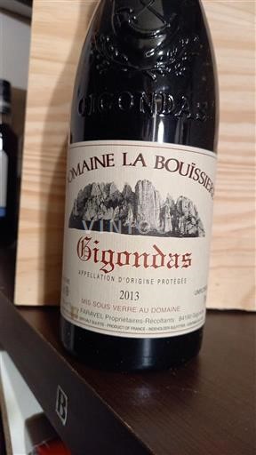 Rona dolina Gigondas Domaine La Bouissière 2013