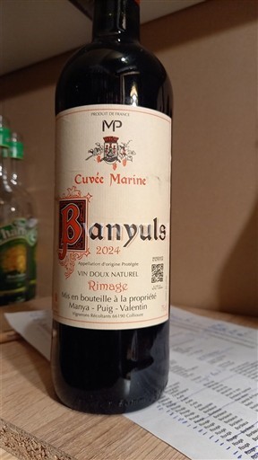 Roussillon Banyuls Manya Puig Valentin Marine 2024