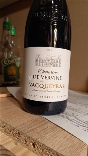 Rhône-dalen Vacqueyras Domaine Vervine 2023