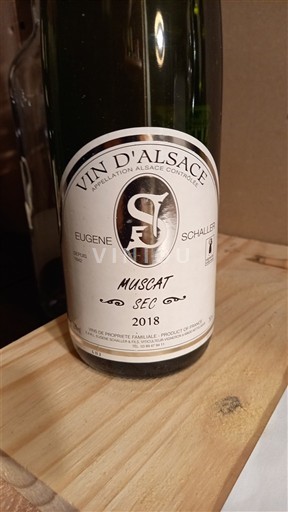 Alsace Muscat Eugène Schaller 2018