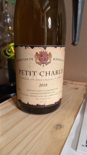 Bourgondië Petit-Chablis Cave Jacquinot 2018