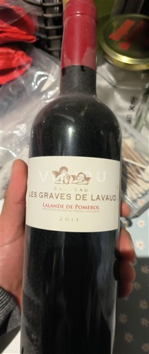 Burdeos Lalande-de-Pomerol Château Les Graves de Lavaud 2014