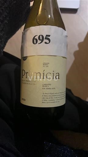 Katalonien Terra Alta Cellers Unió Primícia 2023