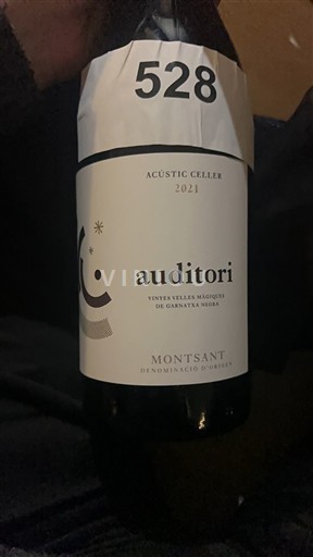 Katalonija Montsant Acústic Celler Auditori 2021