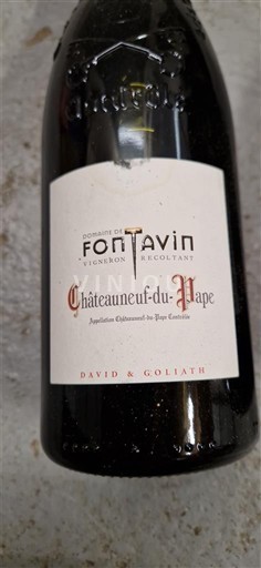 Rhônen laakso Châteauneuf-du-Pape Domaine Fontavin David & Goliath 2017
