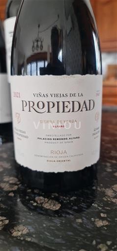 La Rioja Rioja Palacios Remondo Viñas Viejas de la Propiedad 2021