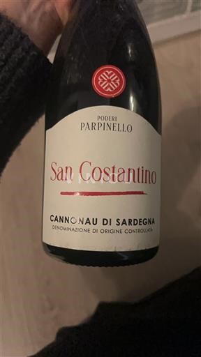 Sardenha Cannonau da Sardenha Poderi Parpinello San Costantino 2022