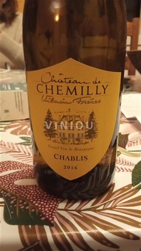 Bourgogne Chablis Château Chemilly 2016