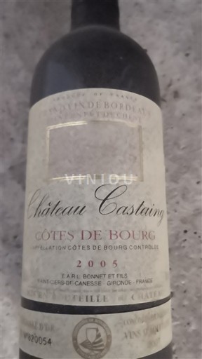 Burdeos Côtes-de-bourg Château Castaing 2005
