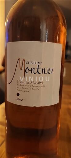 Roussillon Muscat de Rivesaltes Château Montner 2012