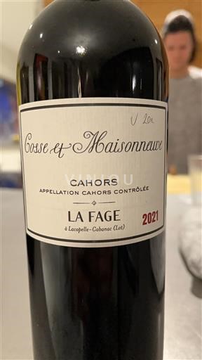 Jihozápad Cahors Cosse et Maisonneuve La Fage 2021