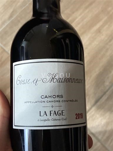 Tây Nam Cahors Cosse et Maisonneuve La Fage 2021