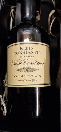 Obalna regija Constantia Klein Constantia Vin de Constance 2007