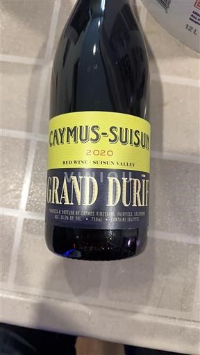 Californische AVA's Suisun Valley Caymus-Suisun Grand Durif 2020