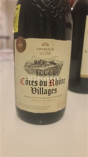 Rhônedalen Côtes-du-Rhône-Villages Chassaux et fils 2023