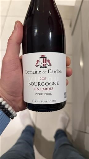 Burgundi Bourgogne Domaine Cardon Les Gardes 2023
