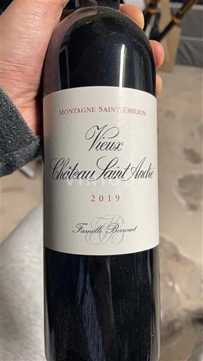 Bordeaux Montagne-Saint-Émilion Château Vieux Château Saint André 2019