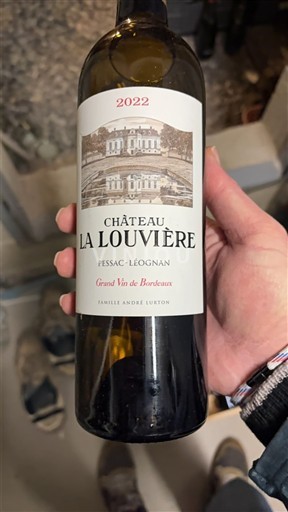 Burdeos Pessac-Léognan Château La Louvière 2022