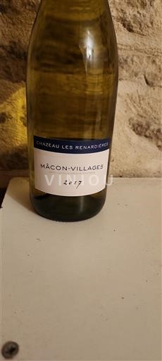 Burgundi Mâcon ja Mâcon-kylät Château Les Renardières 2017