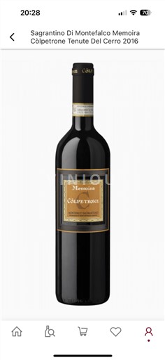 Umbrie Nespecifikováno Colpetrone Tenute Del Cerro Memoira 2016