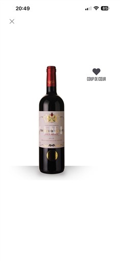 Burdeos Bordeaux Château Coq 2019