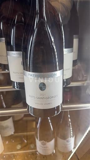 Burgundija Nuits-Saint-Georges Patrice Rion Vieilles Vignes 2021