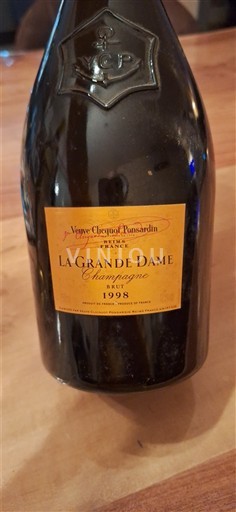 Champagne Šampanské Veuve Clicquot Ponsardin La Grande Dame 1998