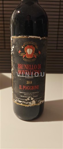Toscana Brunello di Montalcino. Il Poggione 2018