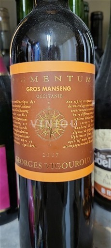Vini Rouge sec Pigmentum Gros Manseng Georges Vigouroux 2017 Francia Sud-Ovest Côtes del Lot IGP