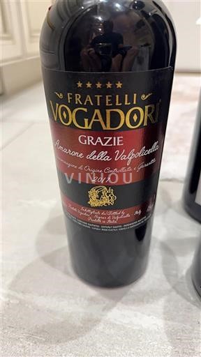Vénétie Amarone della Valpolicella Fratelli Vogadori Grazie 2017