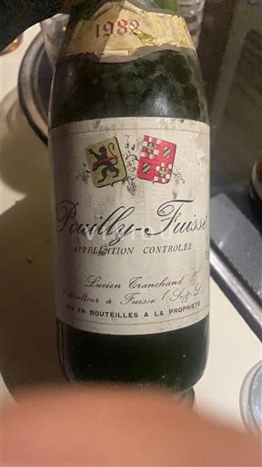 Borgoña Pouilly-fuissé Lucien Canalhand 1982