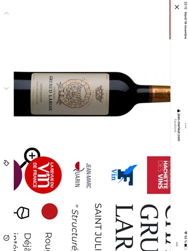 Savoja in Bugey Abymes Château Gruaud Larose 2ème Cru Classé en 1855 2015