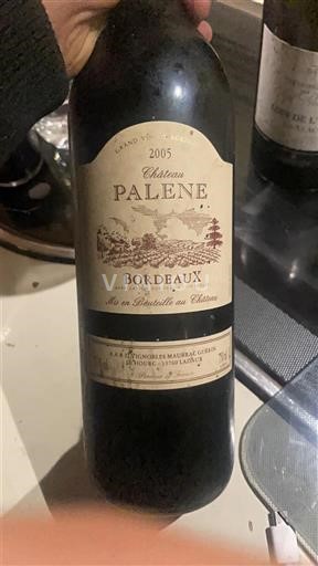 Bordeaux Château Palene 2005