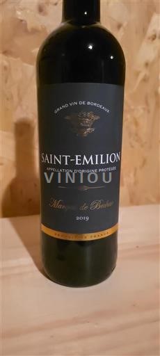 Bordeaux Saint-Émilion Marc de Bouard 2019