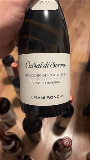 Marche Verdicchio dei Castelli di Jesi Umani Ronchi CaSal di Serra 2021