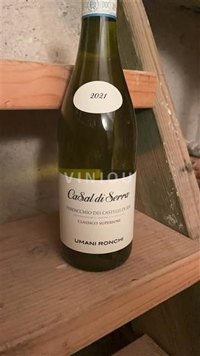Marcas Verdicchio dei Castelli di Jesi Umani Ronchi CaSal di Serra 2021