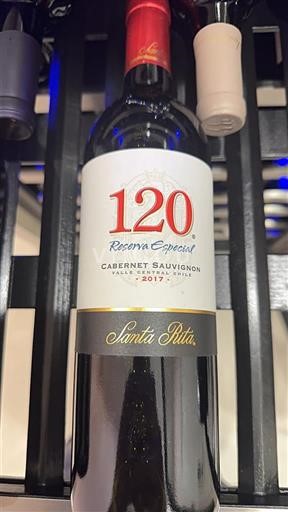 Vale do Maipo Maipo Central Santa Rita 120 Reserva Especial 2017