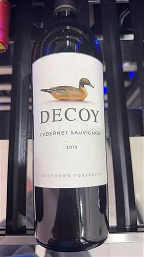 Wijnen Rouge sec Cabernet Sauvignon Decoy 2019 VS Californische AVA's Napa Valley AVA
